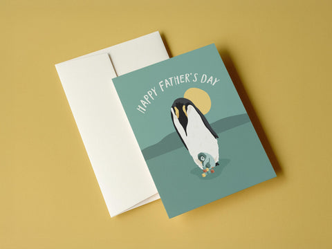 Penguin Parenting Greeting Card