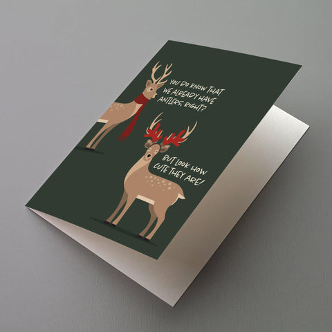 Reindeer Love Greeting Card
