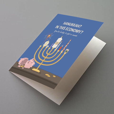 Hanukkah? In This Economy? Greeting Card