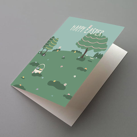 Easter Egg Hunt Greeting Card