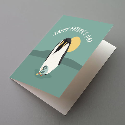 Penguin Parenting Greeting Card