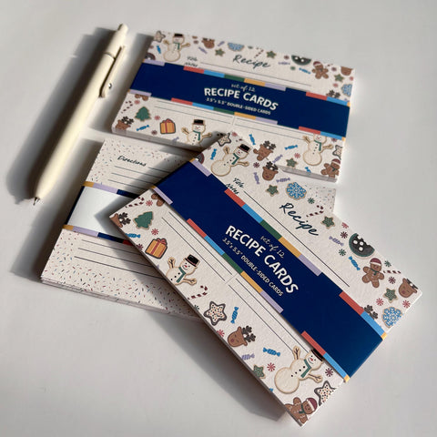 Recipe Card Set Note Card