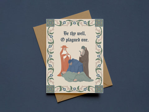 O Plagued One Greeting Card