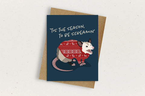 Holiday Card Set Of 6 Greeting Card