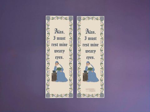 Mine Weary Eyes Bookmark