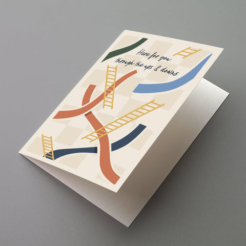 Ups & Downs Greeting Card