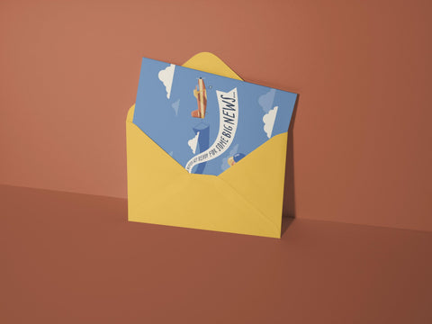 Big News Greeting Card