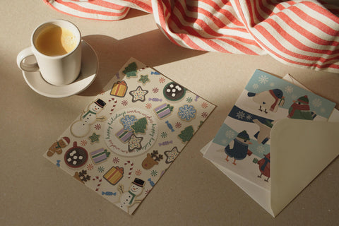 Holiday Birds Greeting Card