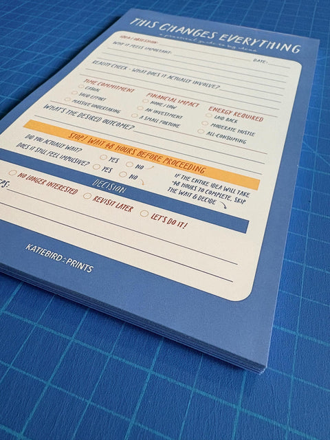 This Changes Everything Notepad