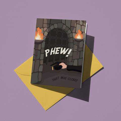 Phew! Greeting Card