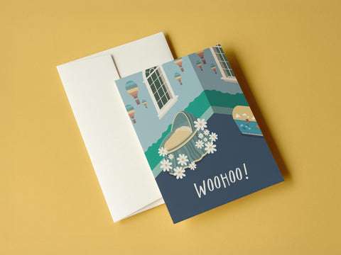Woohoo! Greeting Card