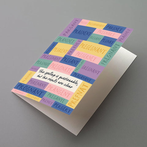 Expecting Congrats Greeting Card
