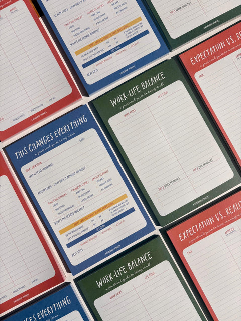 Expectation Vs. Reality Notepad