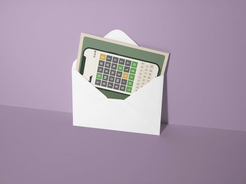 Wordle Card Greeting Card