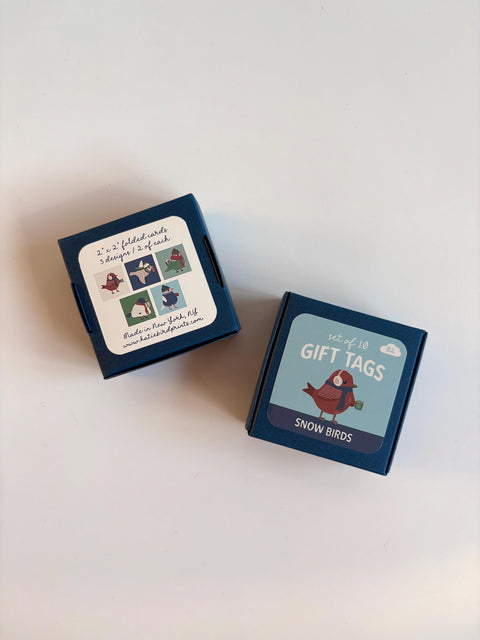 Snow Birds Gift Tag