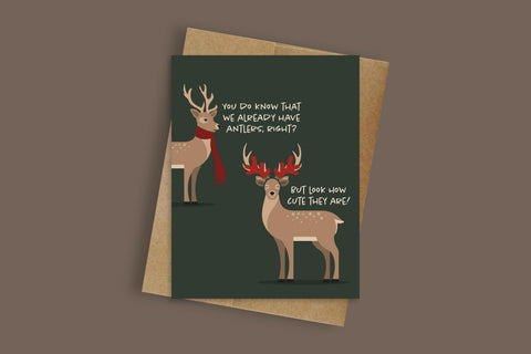 Reindeer Love Greeting Card