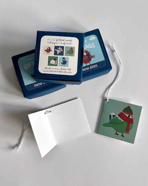 Snow Birds Gift Tag