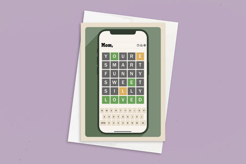 Wordle Card Greeting Card