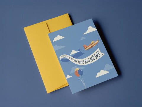Big News Greeting Card