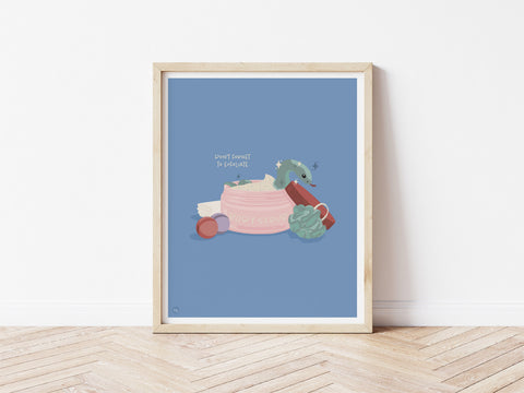 Spa Day Art Print
