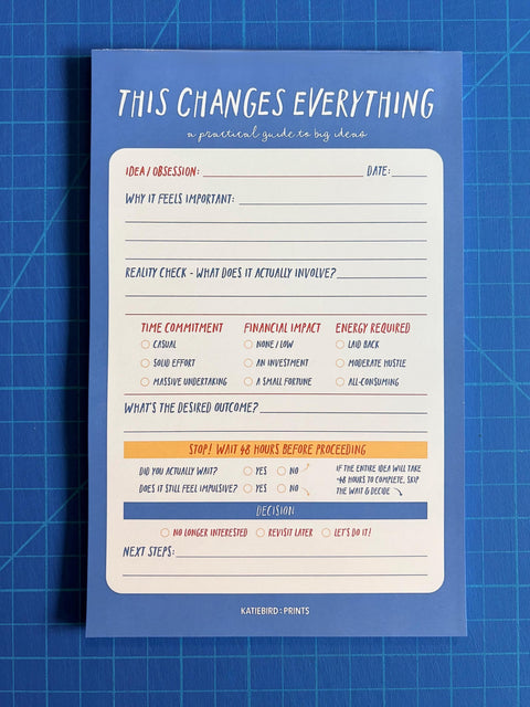 This Changes Everything Notepad