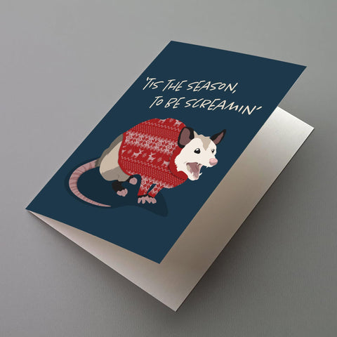 Tis The Season To Be Screamin' Greeting Card