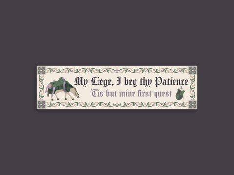 My Liege Magnetic Bumper Sticker Bumper Sticker Magnet