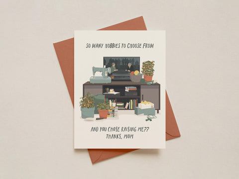 Thanks, Mom Greeting Card