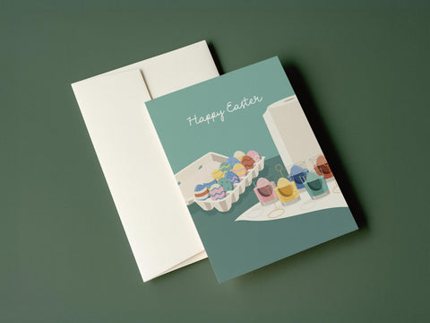 Happy Easter Greeting Card