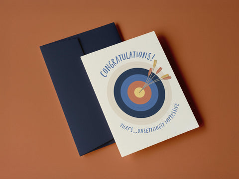 Unsettlingly Impressive Greeting Card