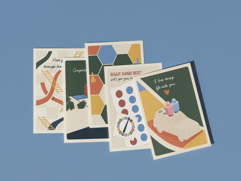 Moving On Up Greeting Card