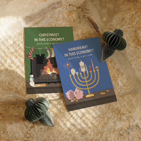 Hanukkah? In This Economy? Greeting Card