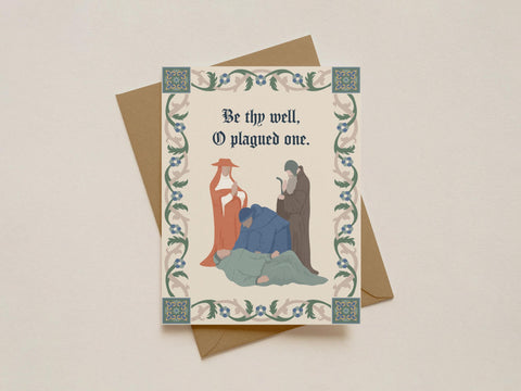 O Plagued One Greeting Card