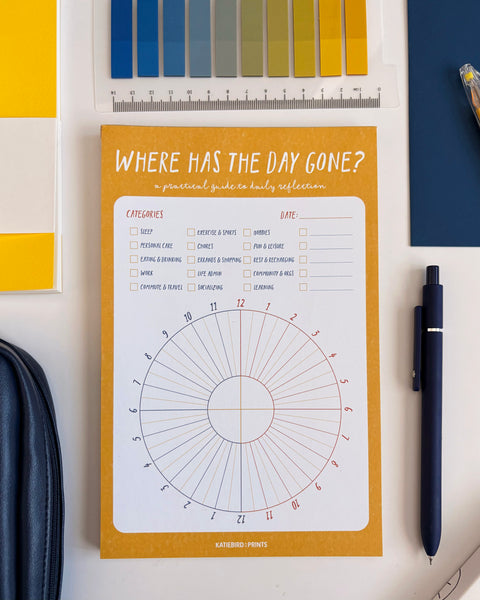 Where Has The Day Gone? Notepad