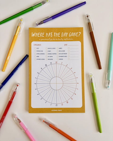 Where Has The Day Gone? Notepad