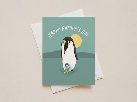 Penguin Parenting Greeting Card