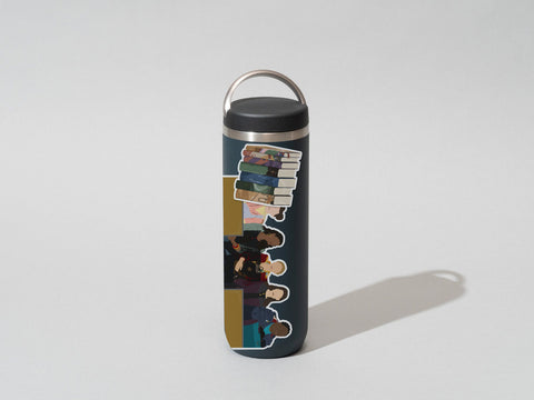 Book Stack Sticker