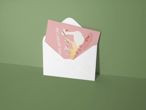 Mother Goose Greeting Card
