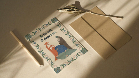 O Plagued One Greeting Card