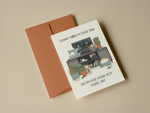 Thanks, Mom Greeting Card