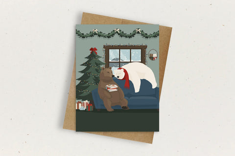 Holiday Bears Greeting Card