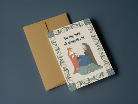 O Plagued One Greeting Card