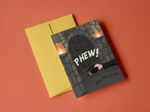Phew! Greeting Card