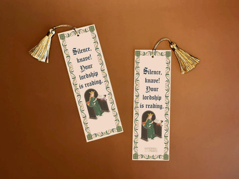 Silence, Knave Bookmark