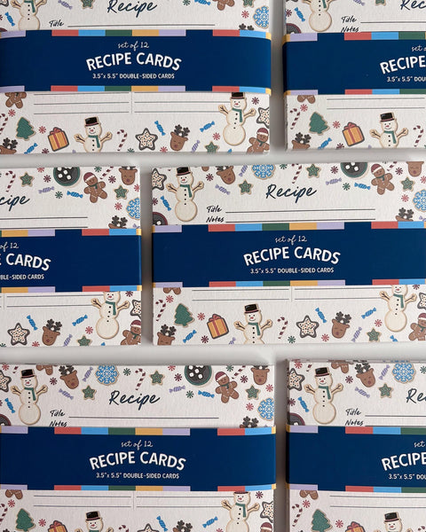 Recipe Card Set Note Card