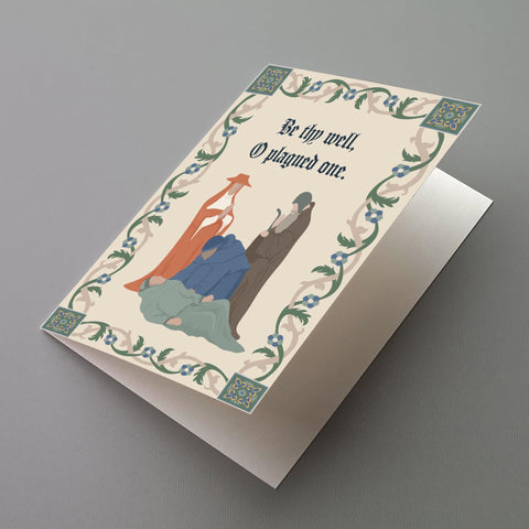 O Plagued One Greeting Card
