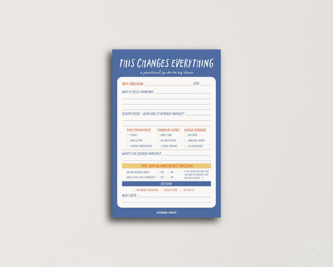 This Changes Everything Notepad