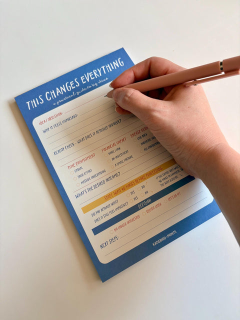 This Changes Everything Notepad