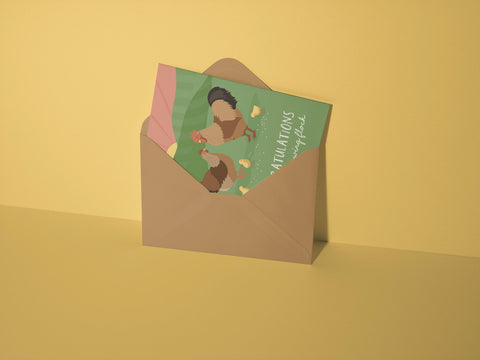Growing Flock Greeting Card