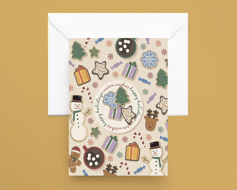 Holiday Cookies Greeting Card